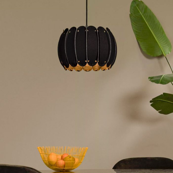 Lampada a sospensione moderna nera, Spencer