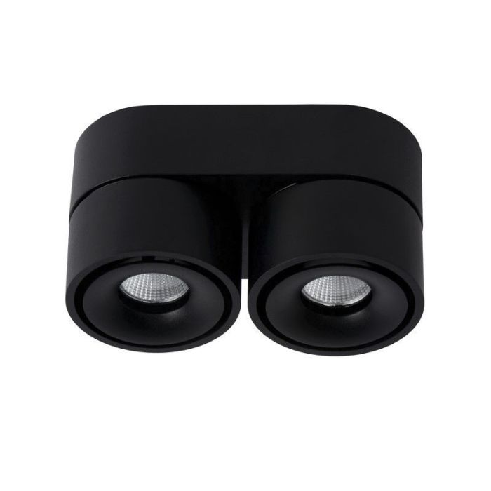 Faretto da soffitto moderno nero, Yumiko, 8W, 2700K LED