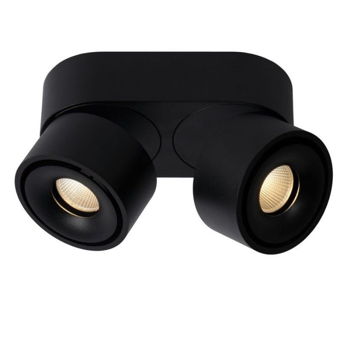 Faretto da soffitto moderno nero, Yumiko, 8W, 2700K LED
