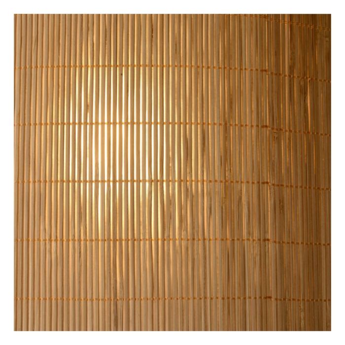 Lampada da terra in rattan marrone, Magius, con interruttore