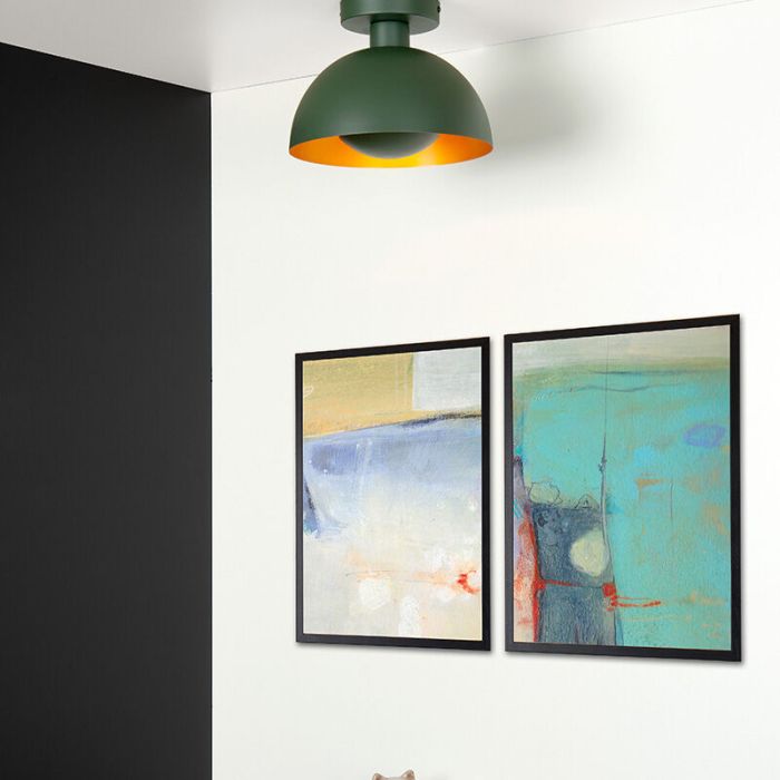Plafoniera moderna verde, Siemon