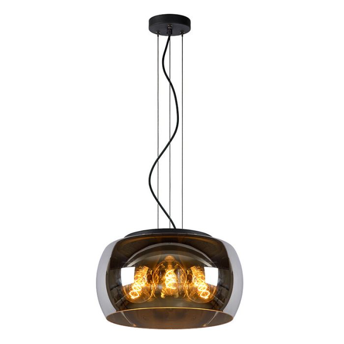 Lampada a sospensione moderna grigia, Olivia