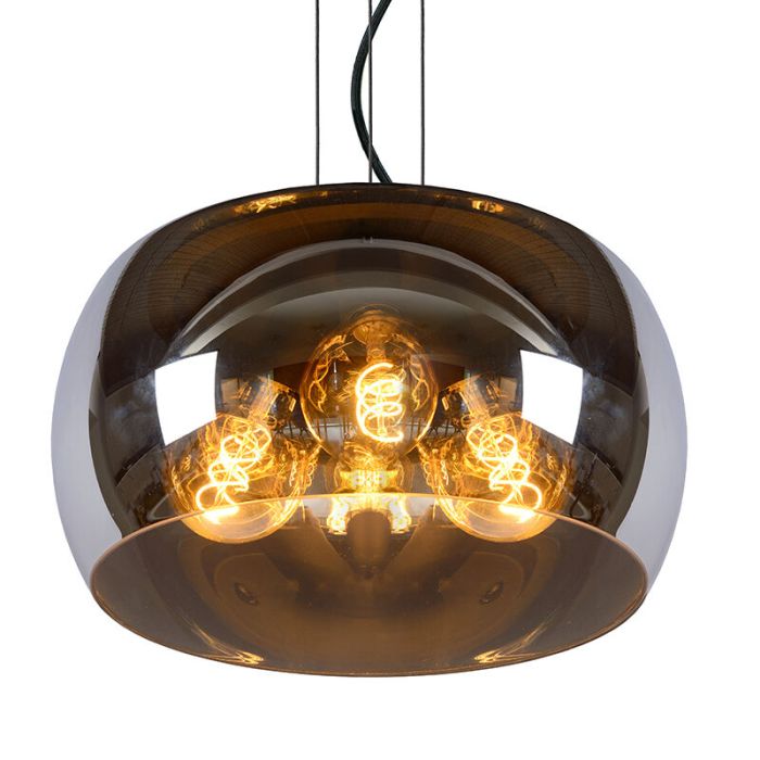 Lampada a sospensione moderna grigia, Olivia