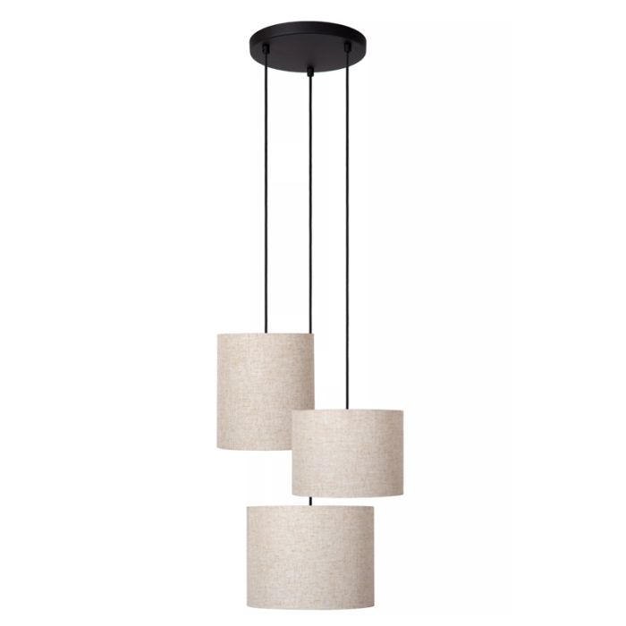 Lampada a sospensione rustica beige, Maya