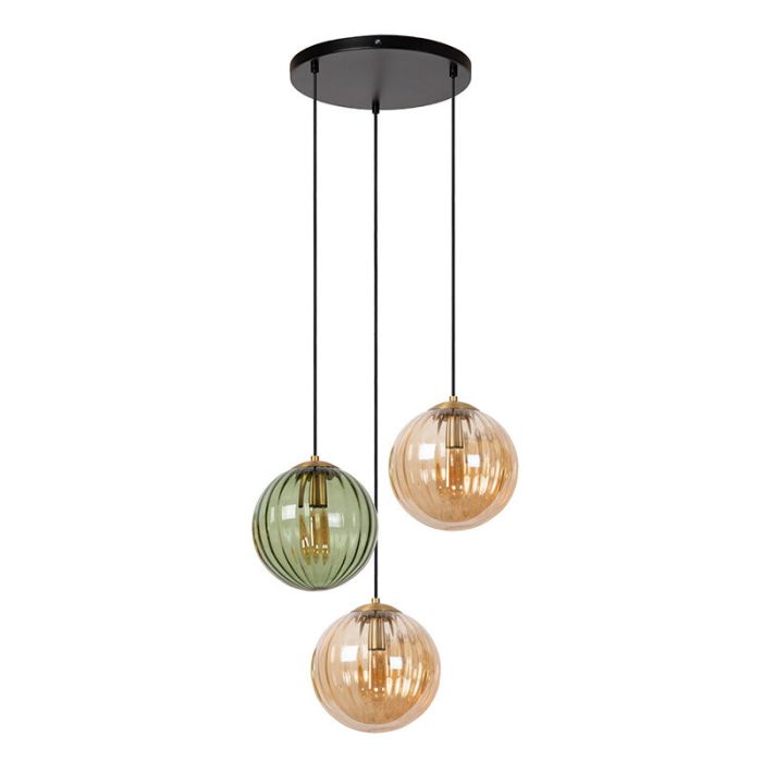 Lampada a sospensione retrò verde, Monsaraz