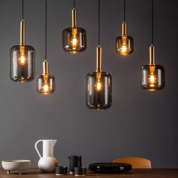 Lampada a sospensione moderna dorata, Joanet