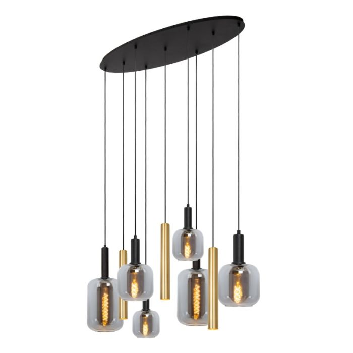 Lampada a sospensione moderna nera, Joanet