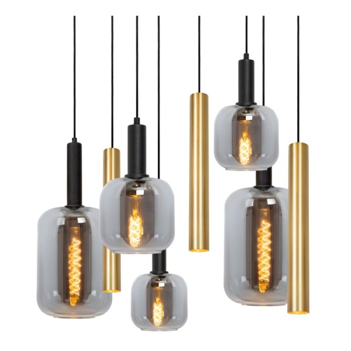 Lampada a sospensione moderna nera, Joanet