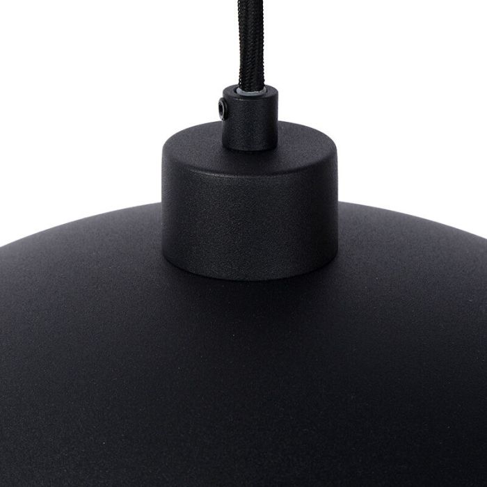 Lampada a sospensione moderna nera, Siemon