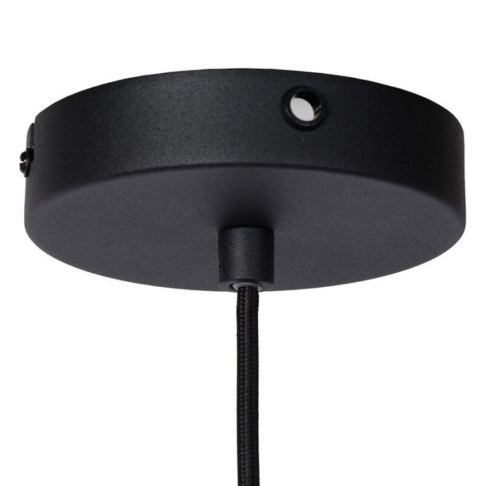 Lampada a sospensione moderna nera, Siemon