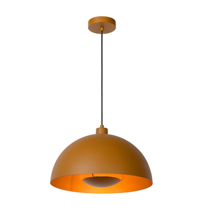 Lampada a sospensione moderna gialla, Siemon