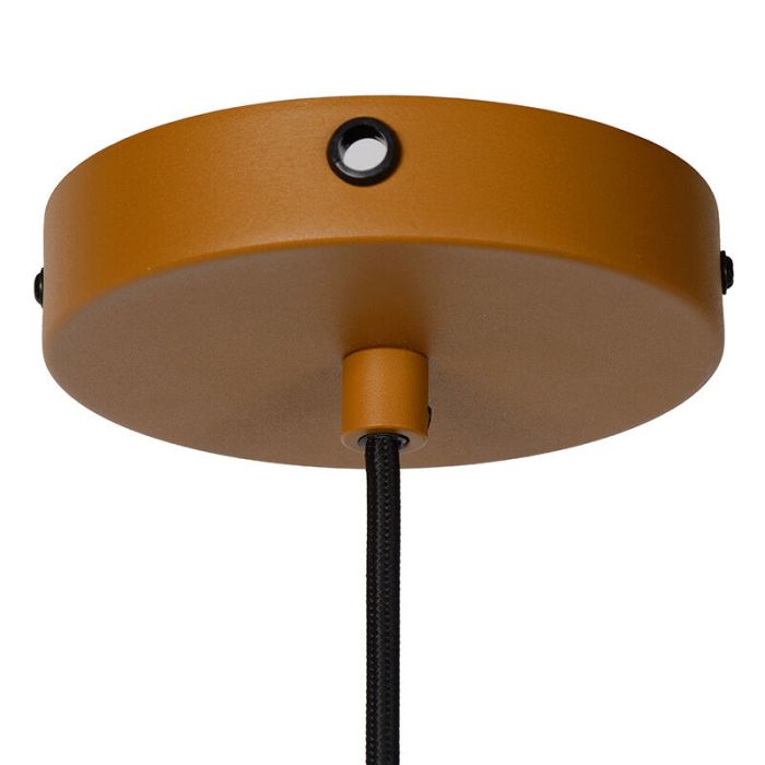 Lampada a sospensione moderna gialla, Siemon