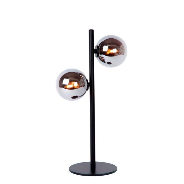 Lampada da tavolo retrò verde, Tycho, con interruttore