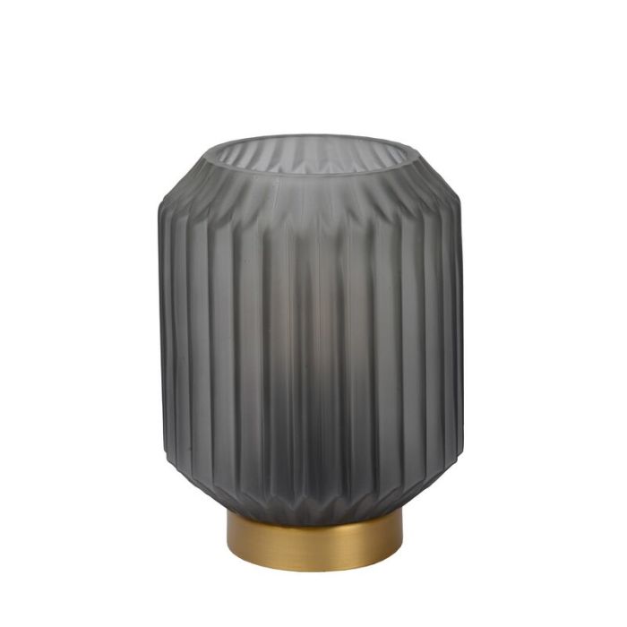 Lampada da tavolo classica dorata, Sueno, con interruttore