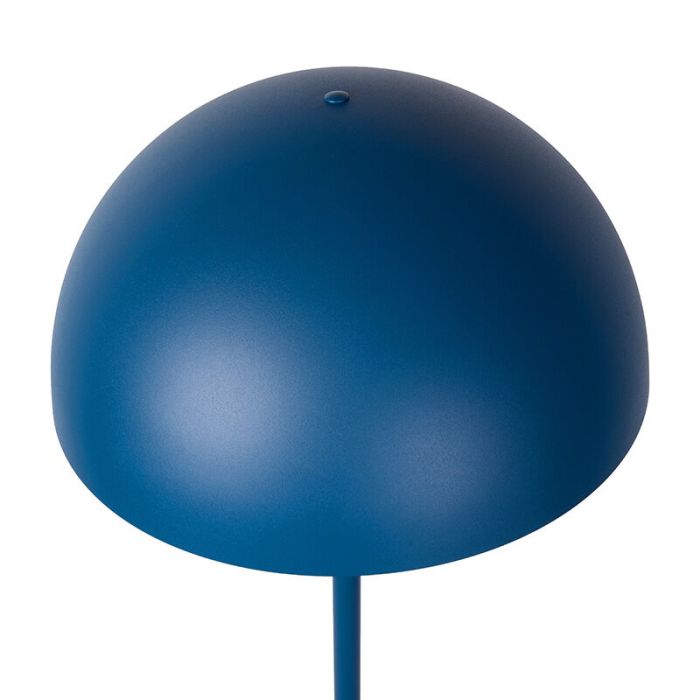 Lampada da terra moderna blu, Siemon, con interruttore