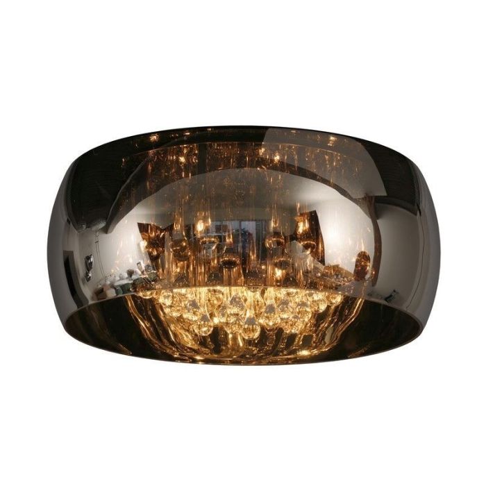Plafoniera moderna cromata, Pearl
