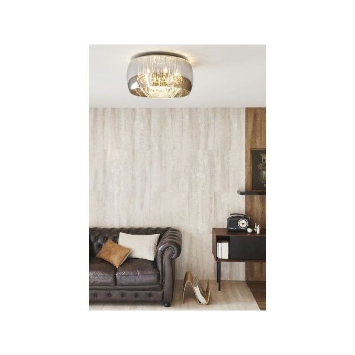 Plafoniera moderna cromata, Pearl