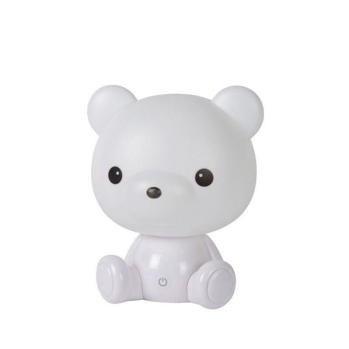 Lampada da tavolo per bambini bianca, Dodo Bear, 3W, 3000K LED