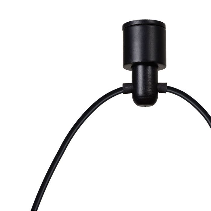 Lampada a sospensione moderna nera, Lorenz, 4W, 3000K LED