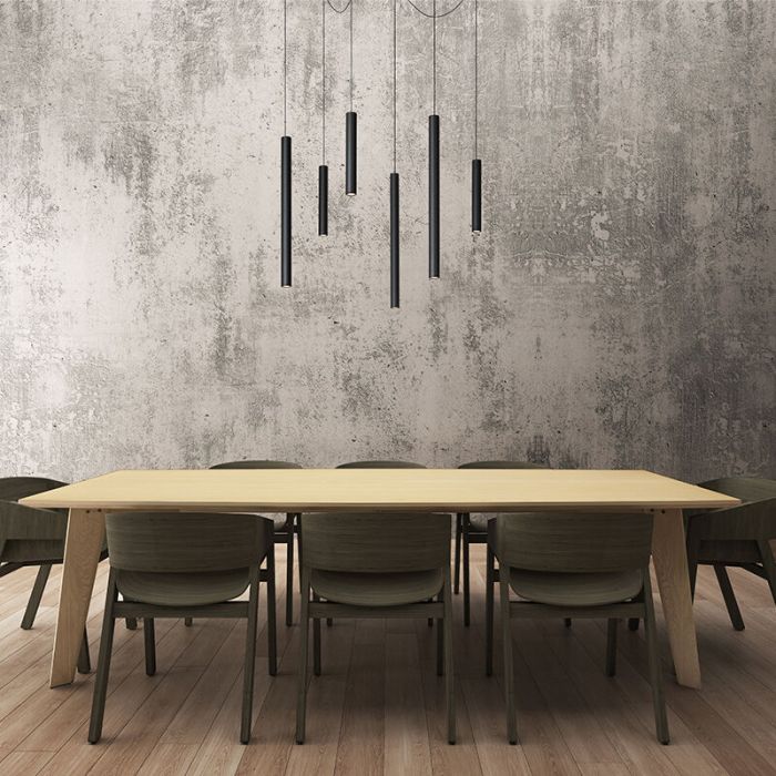 Lampada a sospensione moderna nera, Lorenz, 4W, 3000K LED