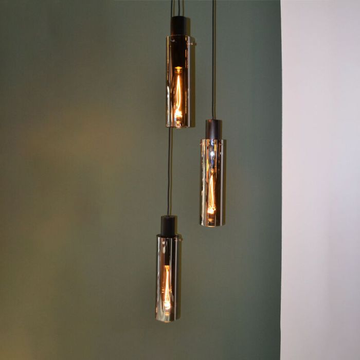Lampada a sospensione moderna grigia, Orlando