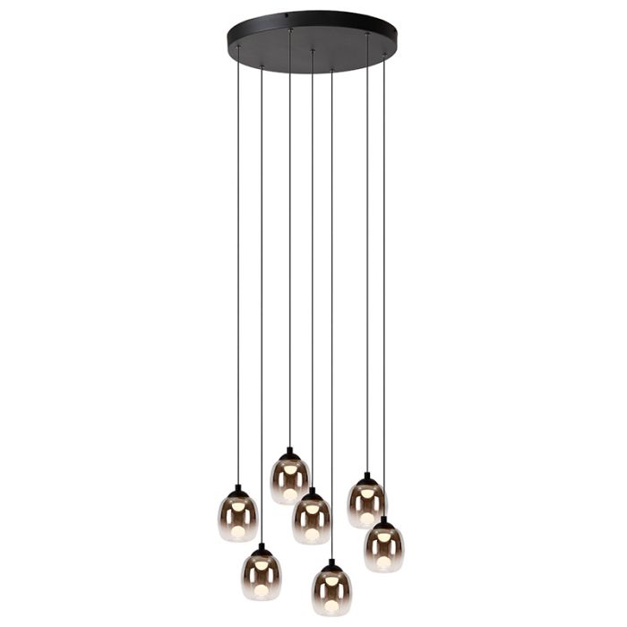Lampada a sospensione moderna grigia, Tamino, 7W, 3000K LED