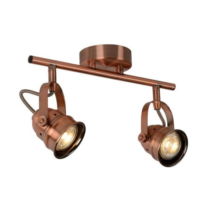 Faretto da soffitto rustico in rame, Cigal