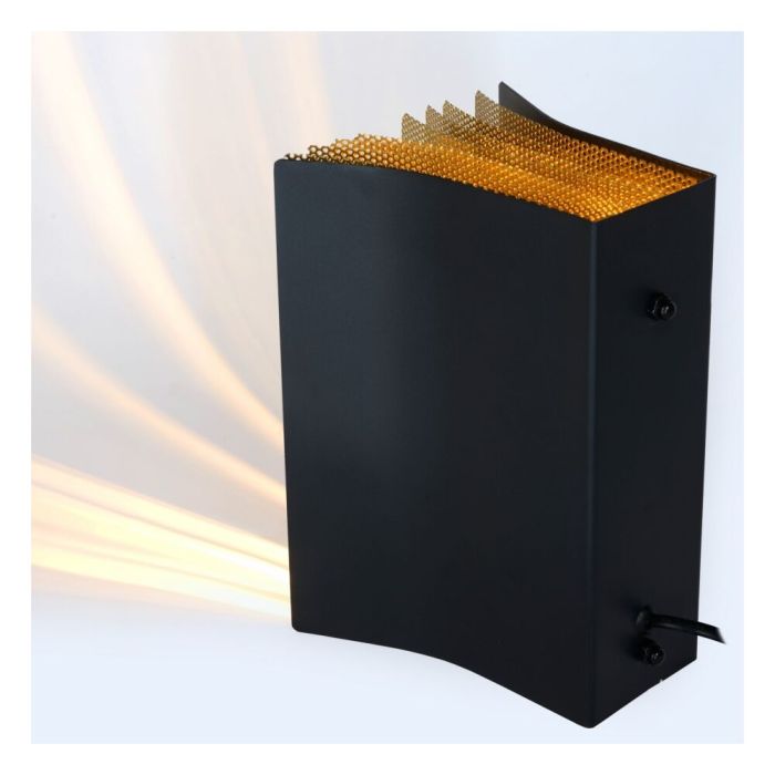 Lampada da tavolo retrò dorata, Extravaganza Livret, con interruttore