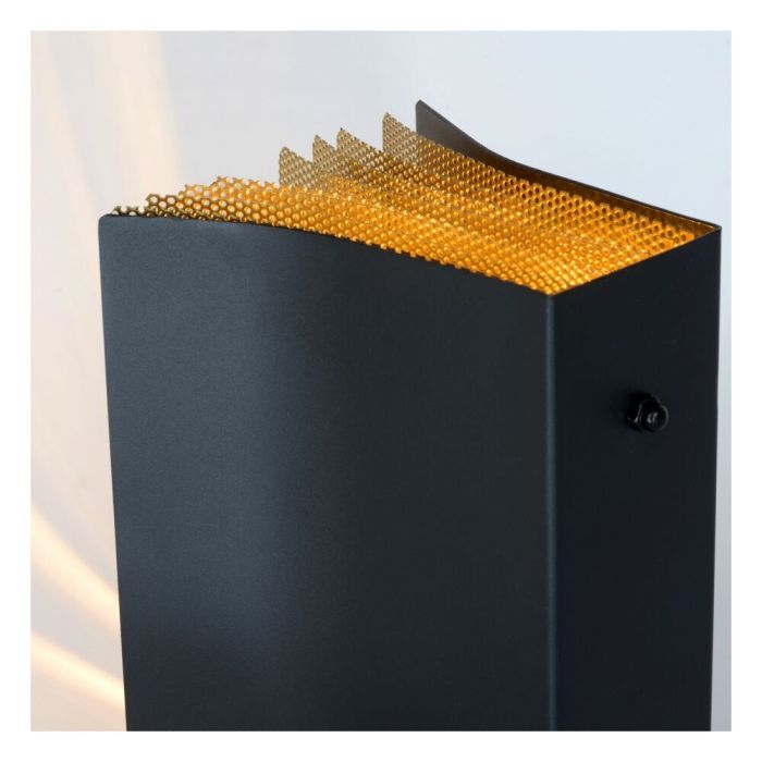 Lampada da tavolo retrò dorata, Extravaganza Livret, con interruttore