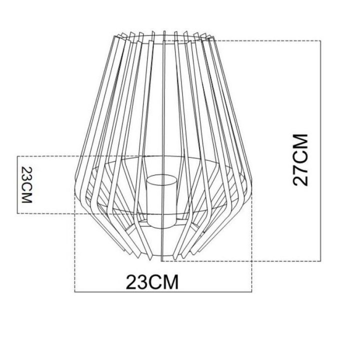 Lampada da tavolo moderna nera, Reda, con interruttore