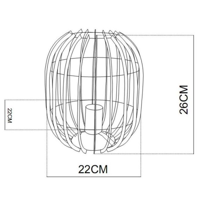 Lampada da tavolo moderna nera, Reda, con interruttore