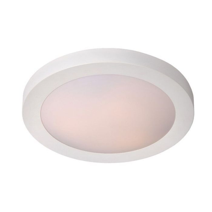 Plafoniera bianca in alluminio, Fresh, IP44