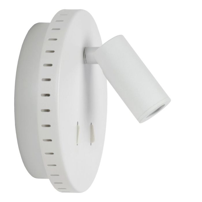 Applique da parete moderna bianca, Bentjer, 6W, 3000K LED, con interruttore