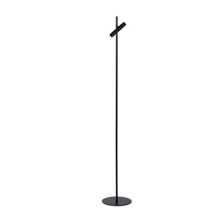 Piantana da lettura da terra moderna nera, Philon, 4,5W, 3000K LED, controllo touch