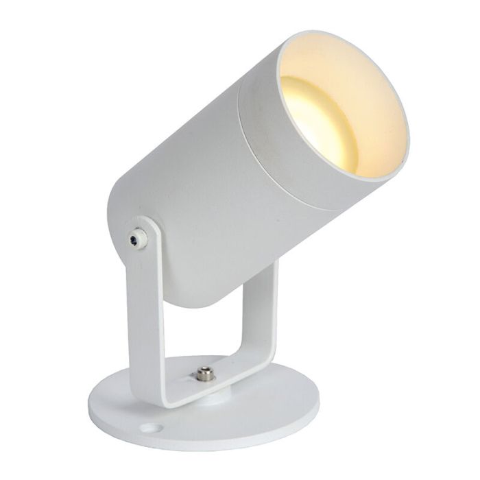 Faretto da giardino moderno bianco, Taylor, IP44