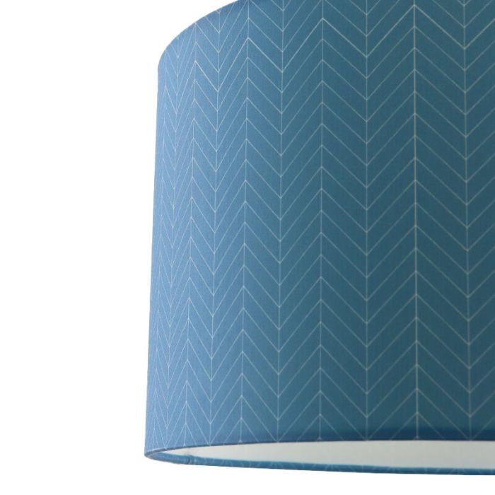 Lampada da soffitto per bambini blu moderna, Lines