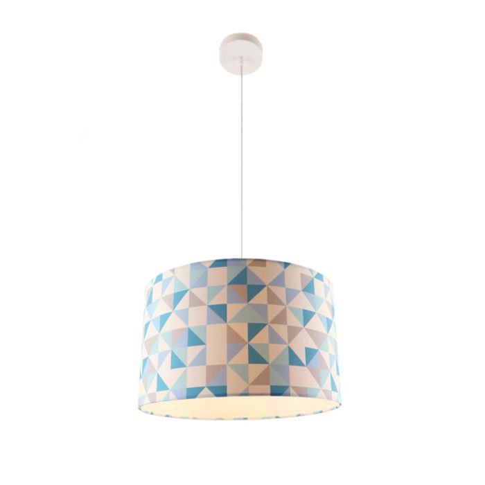 Lampada a sospensione per bambini blu moderna, Diamonds