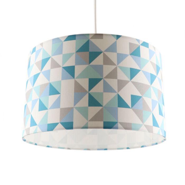 Lampada a sospensione per bambini blu moderna, Diamonds