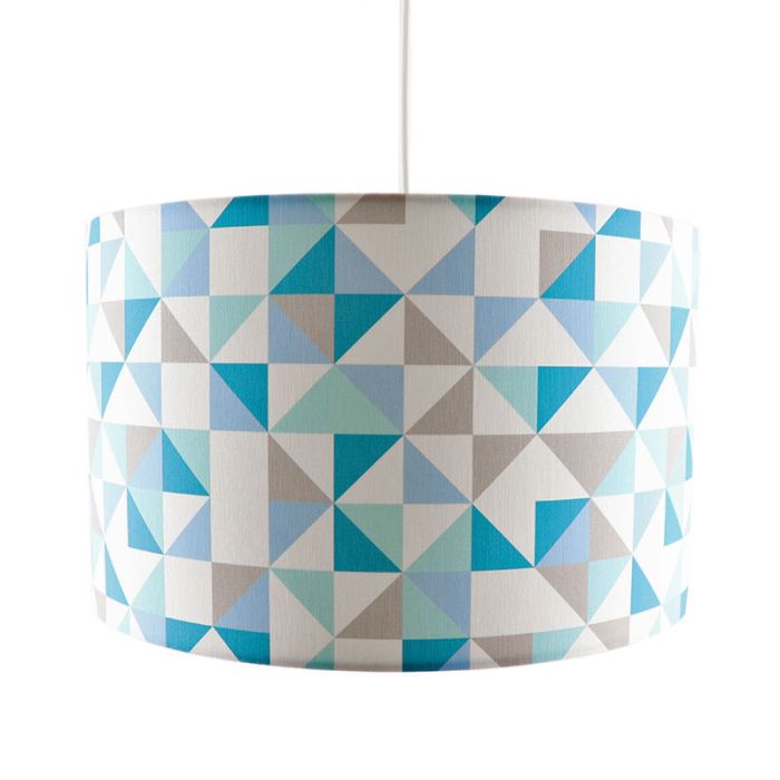 Lampada a sospensione per bambini blu moderna, Diamonds