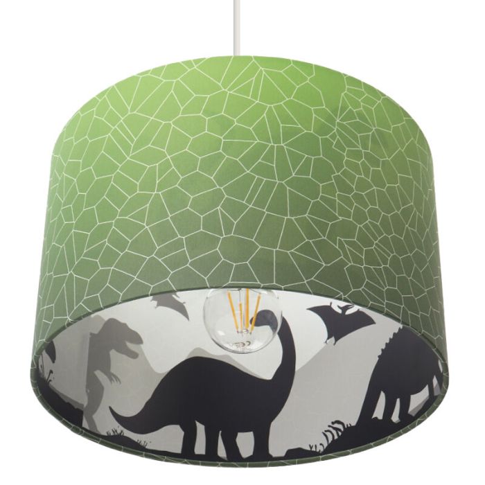 Lampada a sospensione per bambini verde moderna, Dino