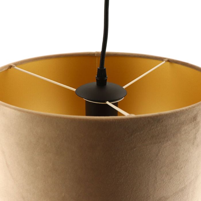 Lampada a sospensione dorata moderna, Urvin