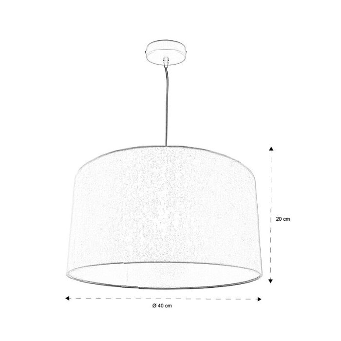 Lampada a sospensione dorata moderna, Urvin