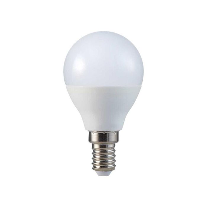 Lampada a sfera LED E14 Lasco, 3w, bianco caldo