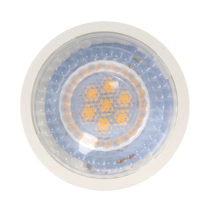 Confezione da 10 lampade a LED GU10 bianche dimmerabili Antonie, 5w, bianco caldo