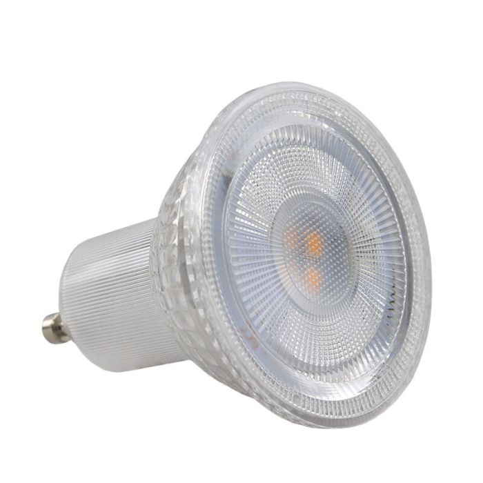 Lampada a LED GU10 trasparente dimmerabile Antonie, 5w, bianco caldo