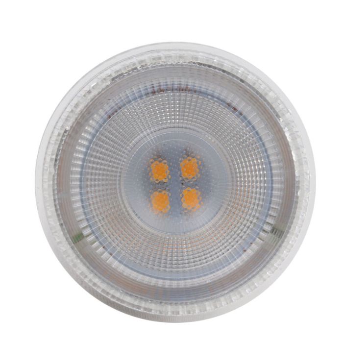 Lampada a LED GU10 trasparente dimmerabile Antonie, 5w, bianco caldo