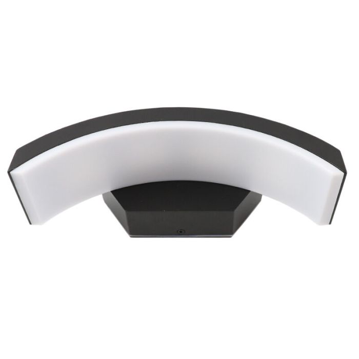 Lampada da esterno nera moderna, Annemay, 6W, 3000K LED, IP54