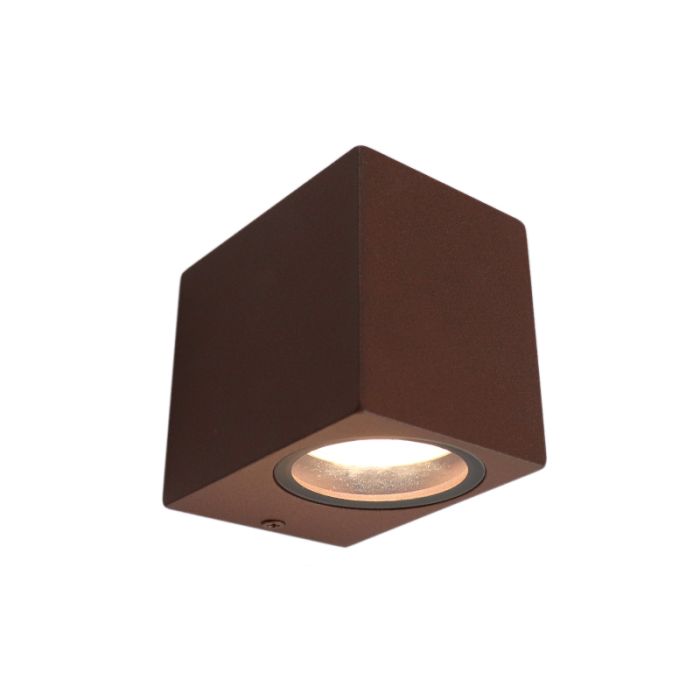 Lampada da esterno color ruggine moderna, Corella, IP44