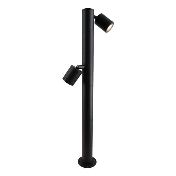 Lampada da esterno nera moderna, Clevor, IP44