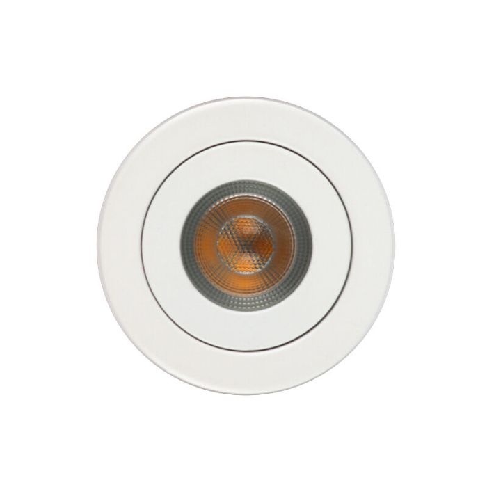 Faretto da incasso per bagno bianco in alluminio, Dorx, IP44